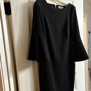 Calvin Klein Black Long Sleeve Dress